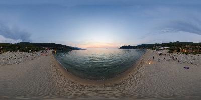 Spiaggia della Biodola.  La ricongiunzione